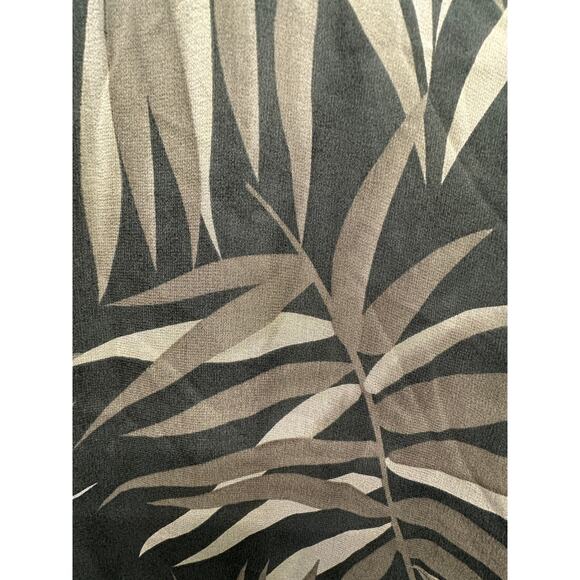 Bridgetown Collection 100% Silk Palm Leaf Maxi Dress XL - Picture 7 of 8